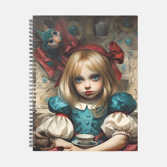 Dark Gothic Alice Softcover Notebook