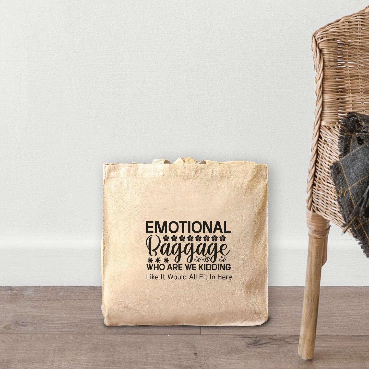 Emotional Baggage Heavy Tote Bag