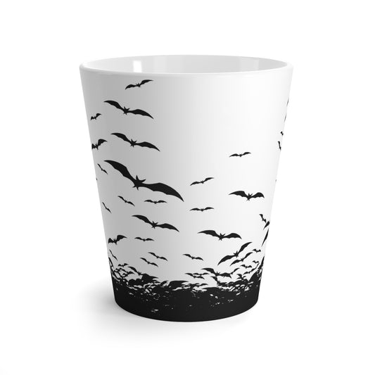 Flock of Bats Latte Mug