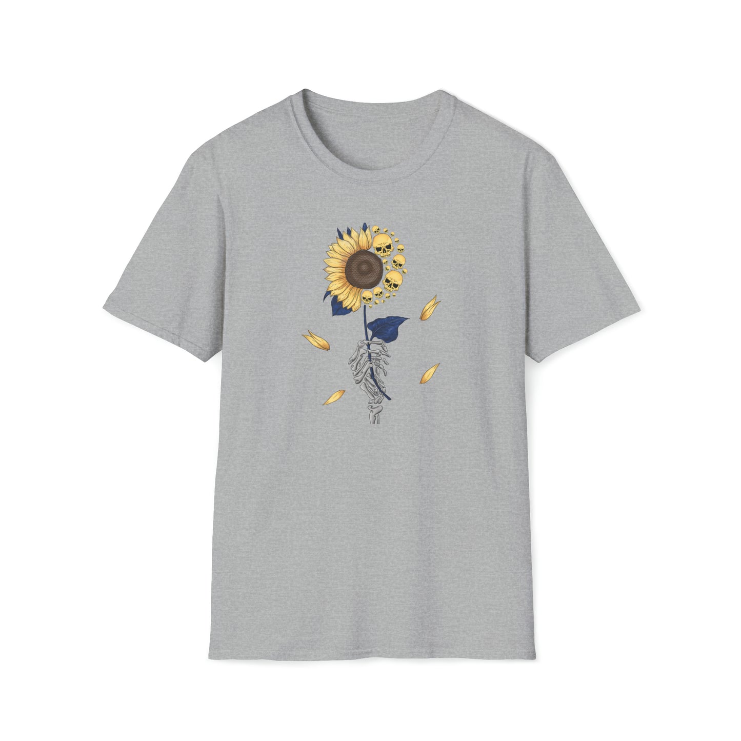 Sunflower Skull Softstyle T-Shirt