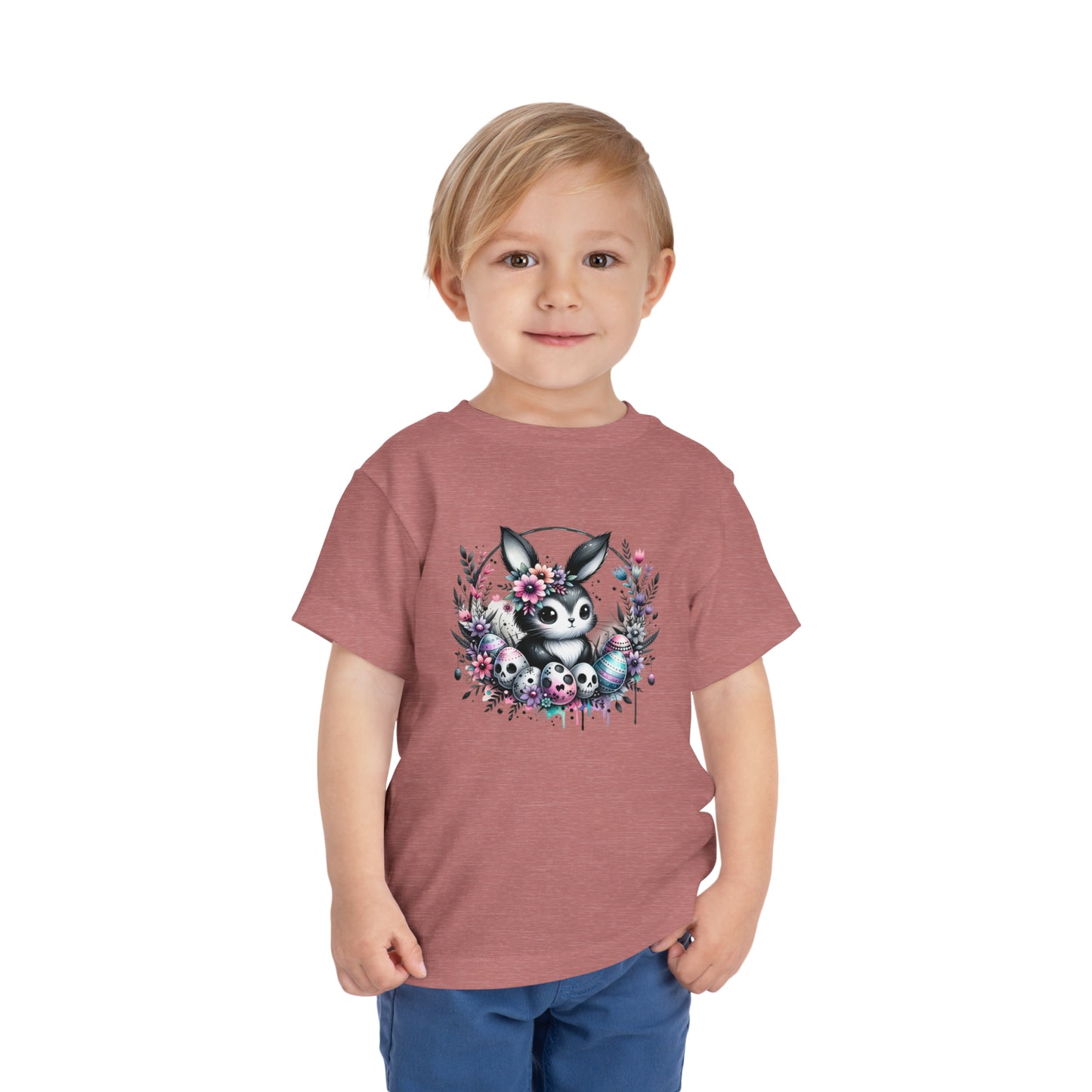 Dark Bunny Toddler Short Sleeve Tee (2T-5T)