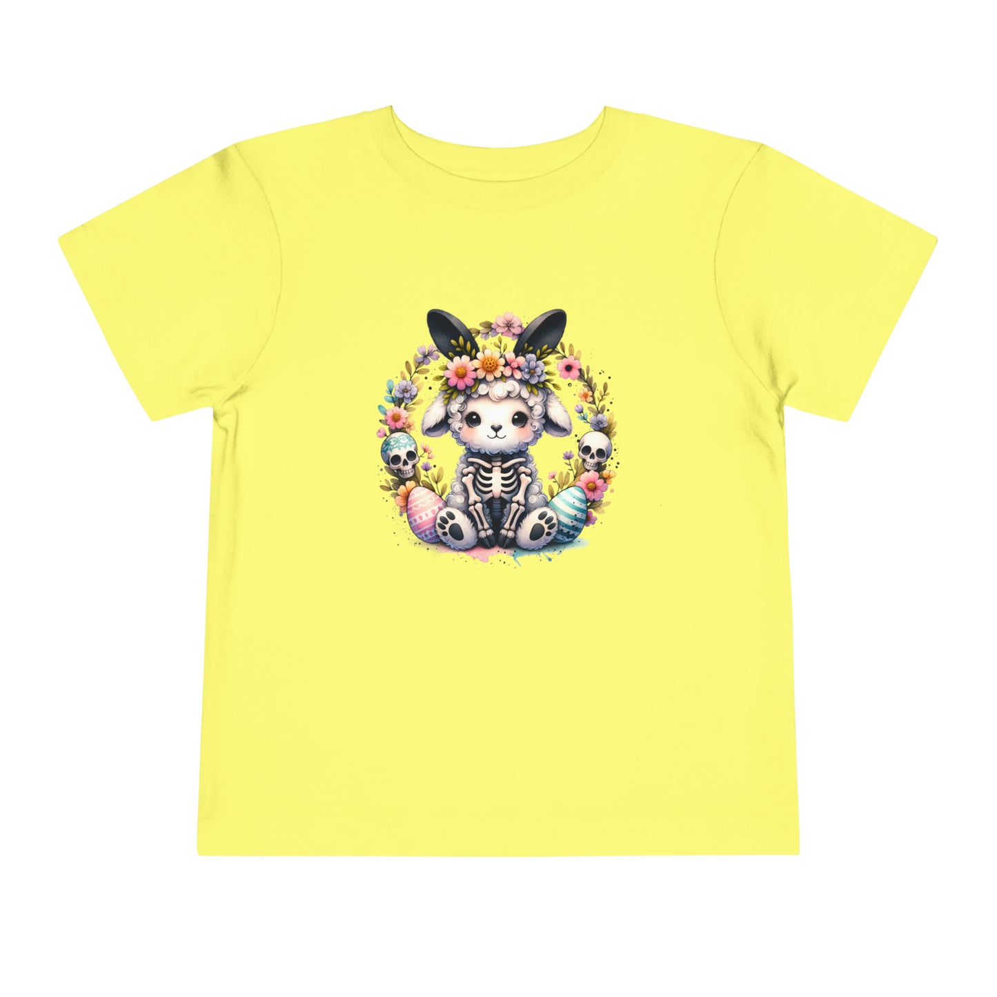 Skeleton Lamb Toddler Short Sleeve Tee (2T-5T)