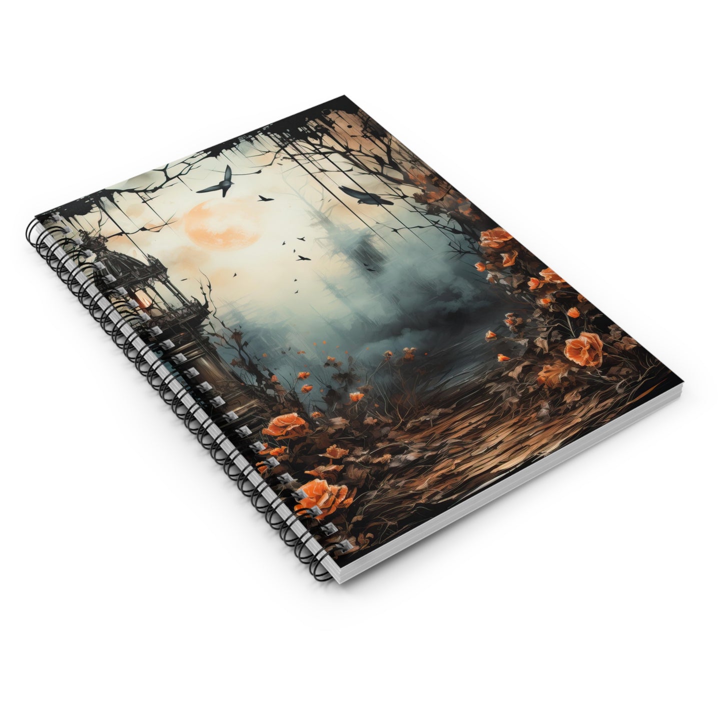 Victorian Garden Spiral Notebook - Ruled Line