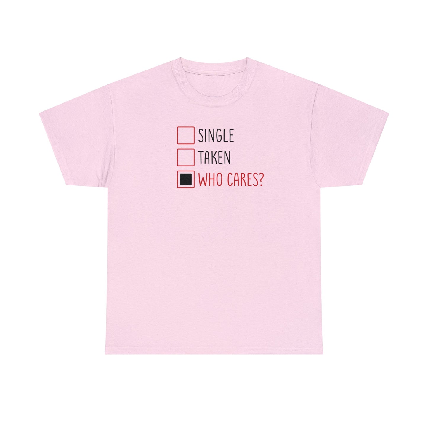 Valentines Day Check List Unisex Heavy Cotton Tee