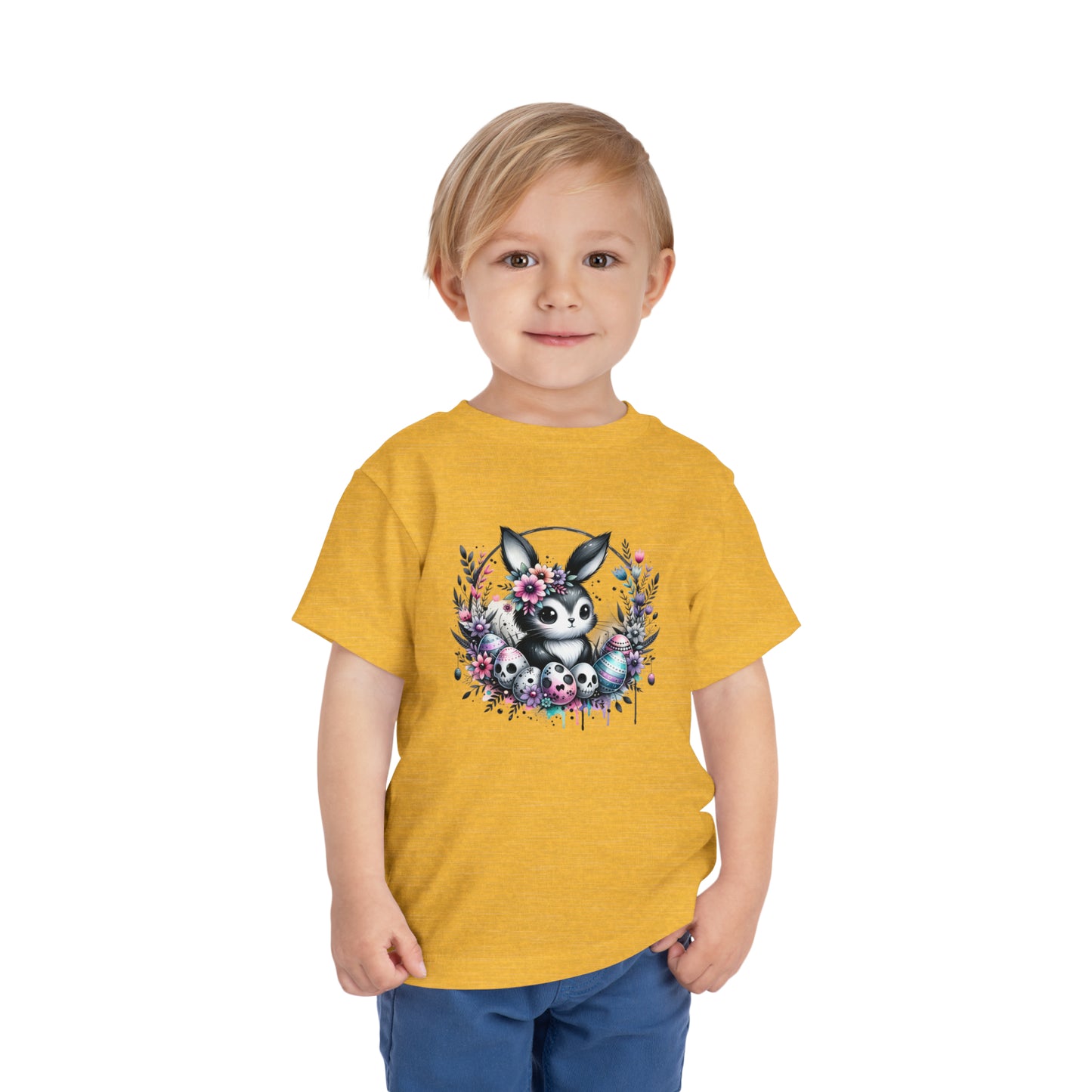 Dark Bunny Toddler Short Sleeve Tee (2T-5T)