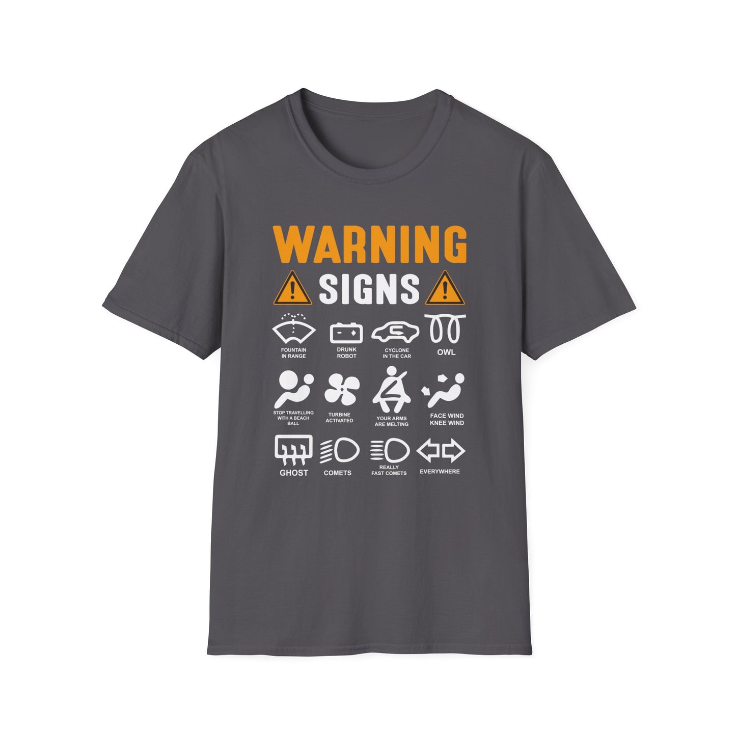 Funny mechanic warning lights  Softstyle T-Shirt