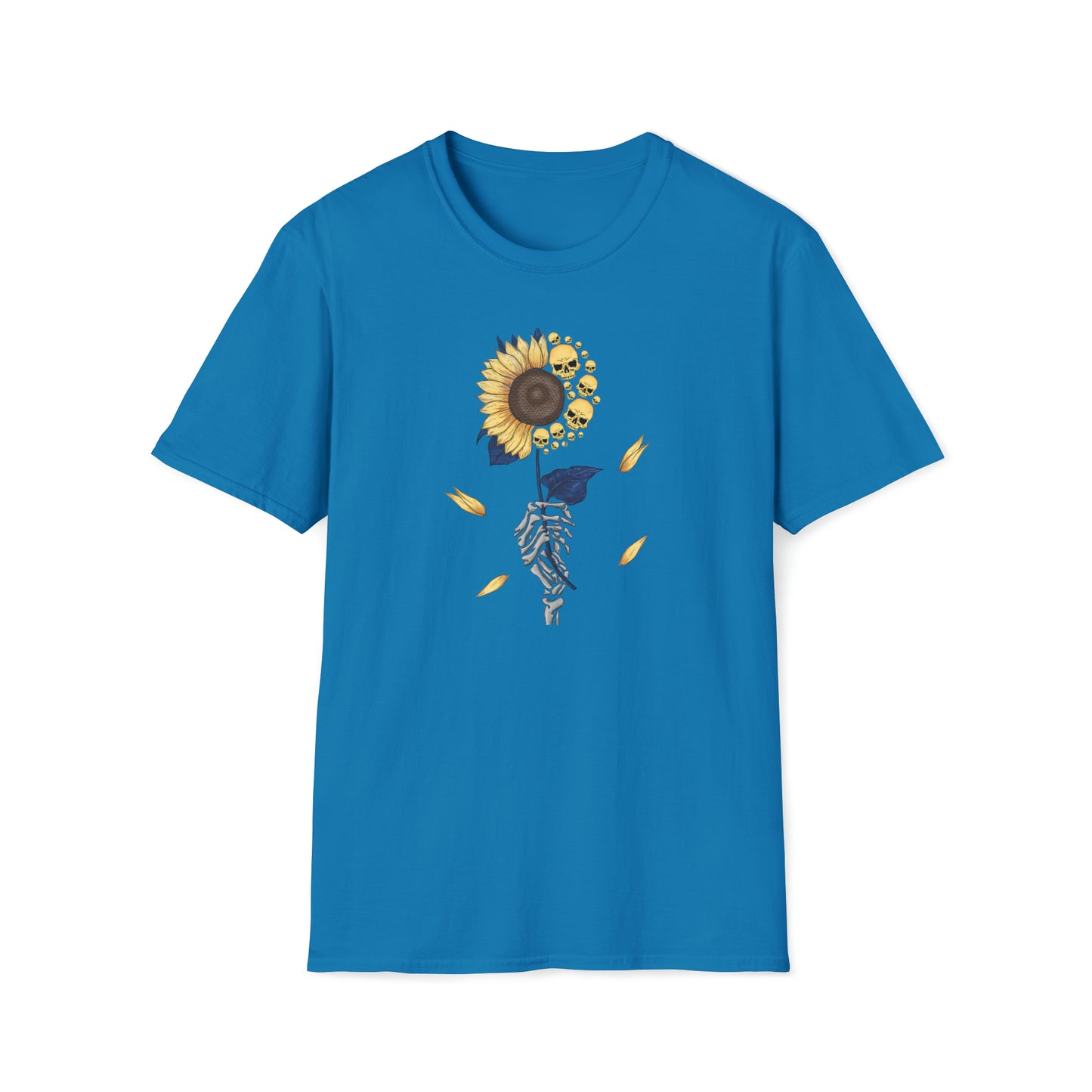 Sunflower Skull Softstyle T-Shirt