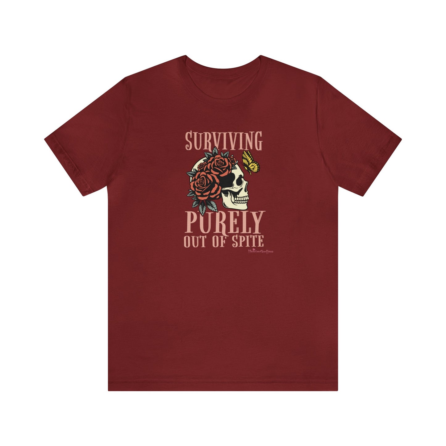 Surviving Purely Out Of Spite Unisex Jersey Short Sleeve Tee