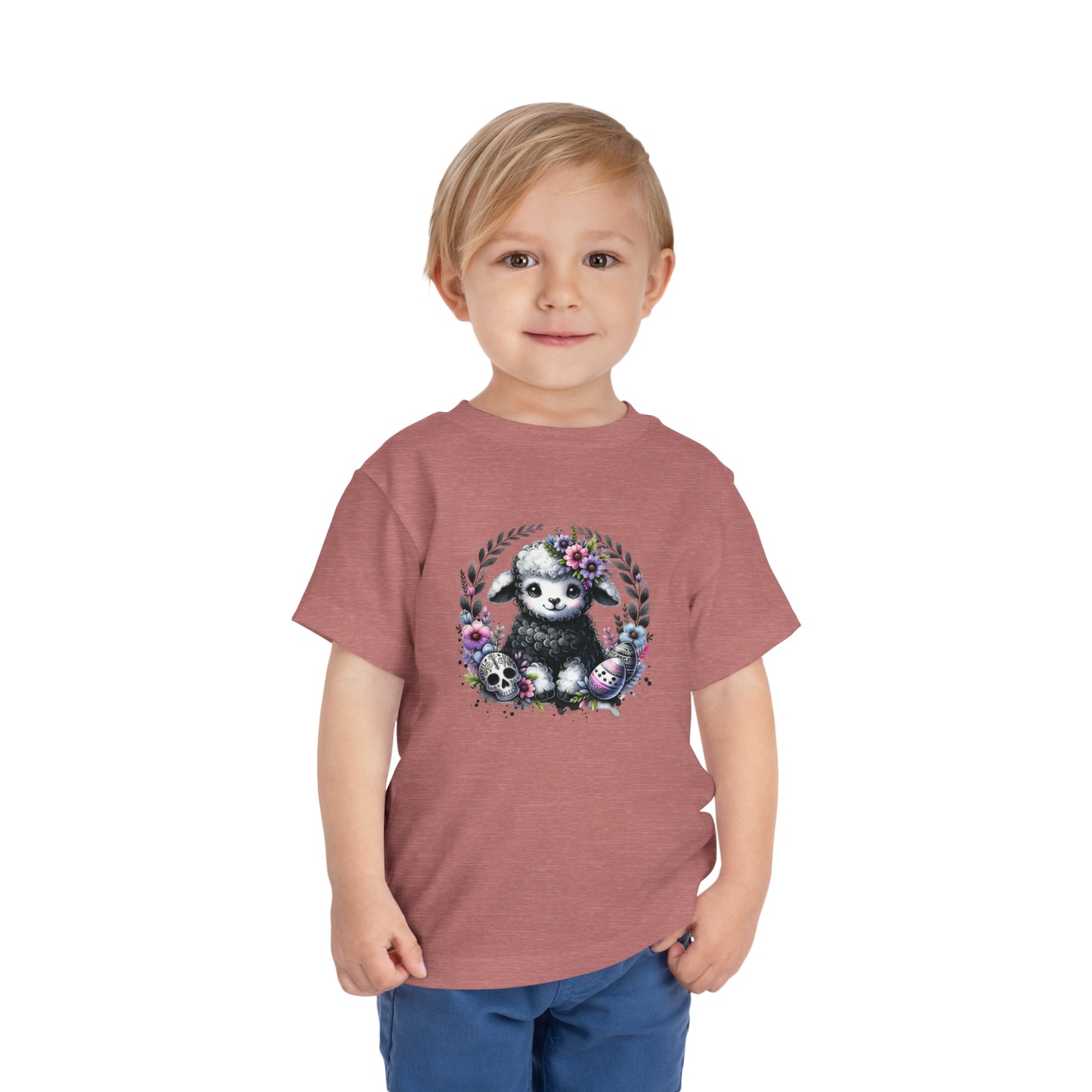 Dark Lamb Toddler Short Sleeve Tee (2T-5T)