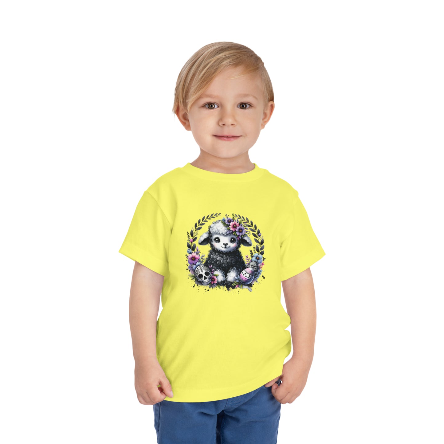 Dark Lamb Toddler Short Sleeve Tee (2T-5T)