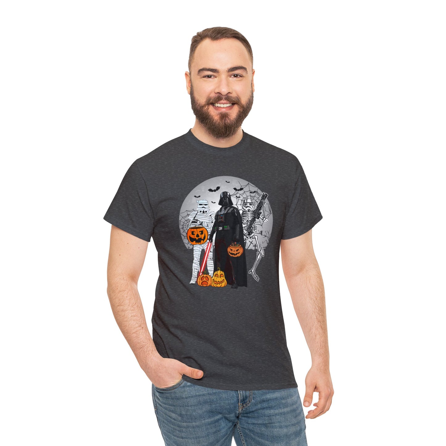 Happy Dark Side Halloween Heavy Cotton Tee