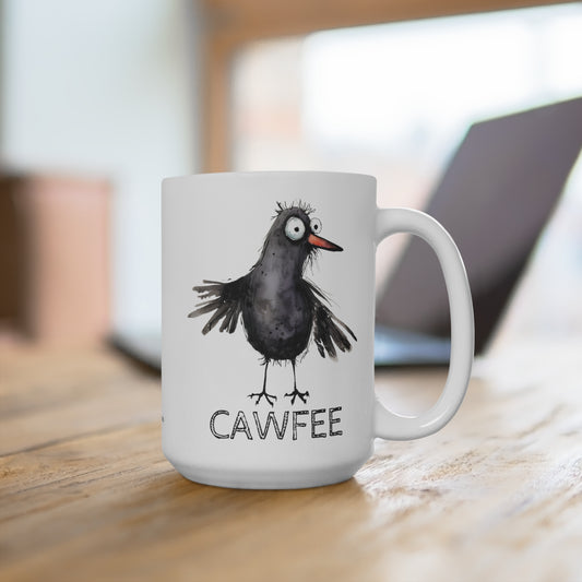 Cawfee Crow 15oz. Mug