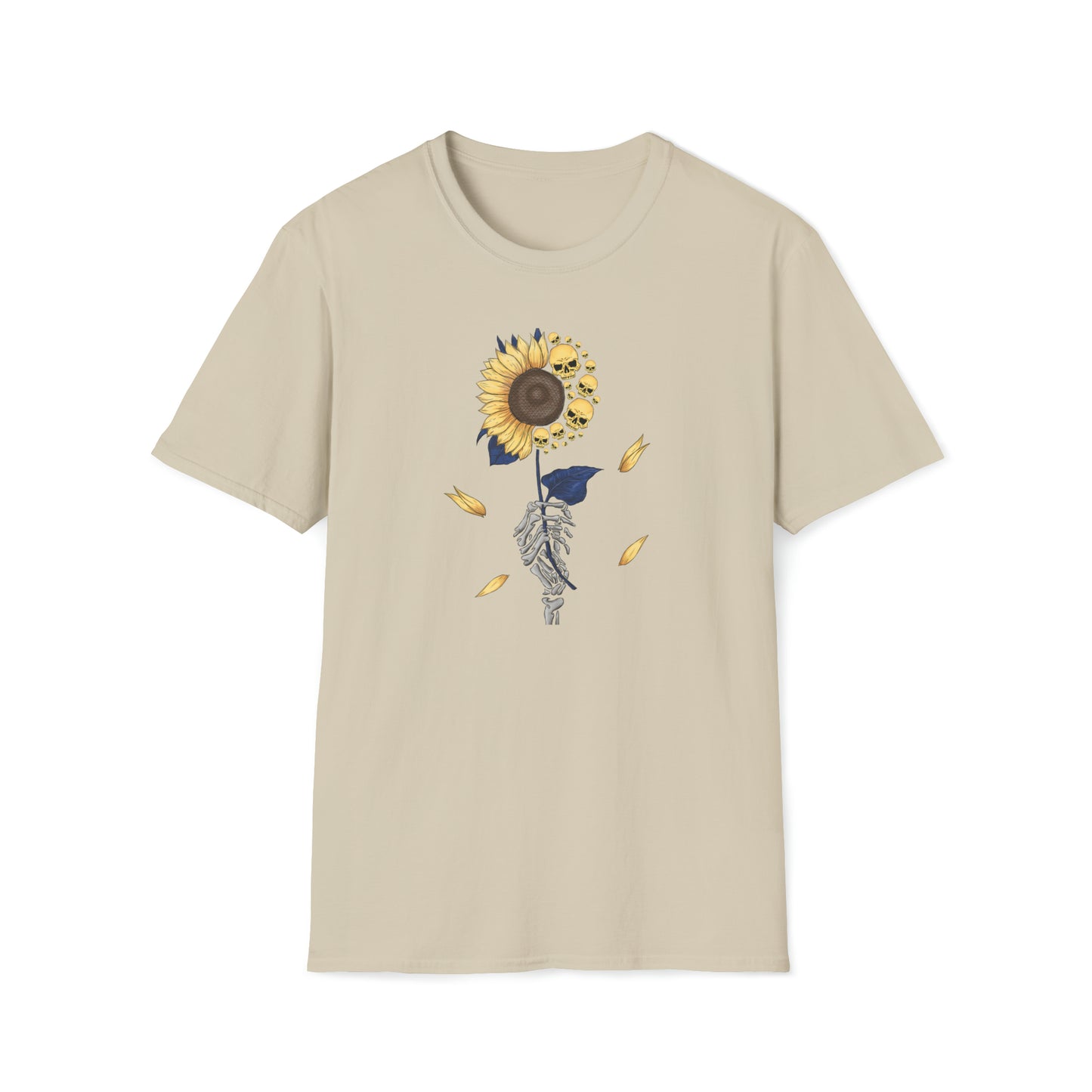 Sunflower Skull Softstyle T-Shirt