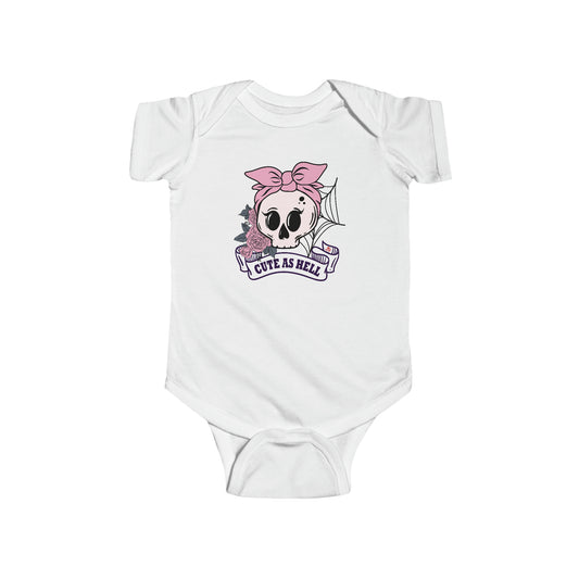 Cute As Hell Infant Fine Jersey Onesie (NB-24M)