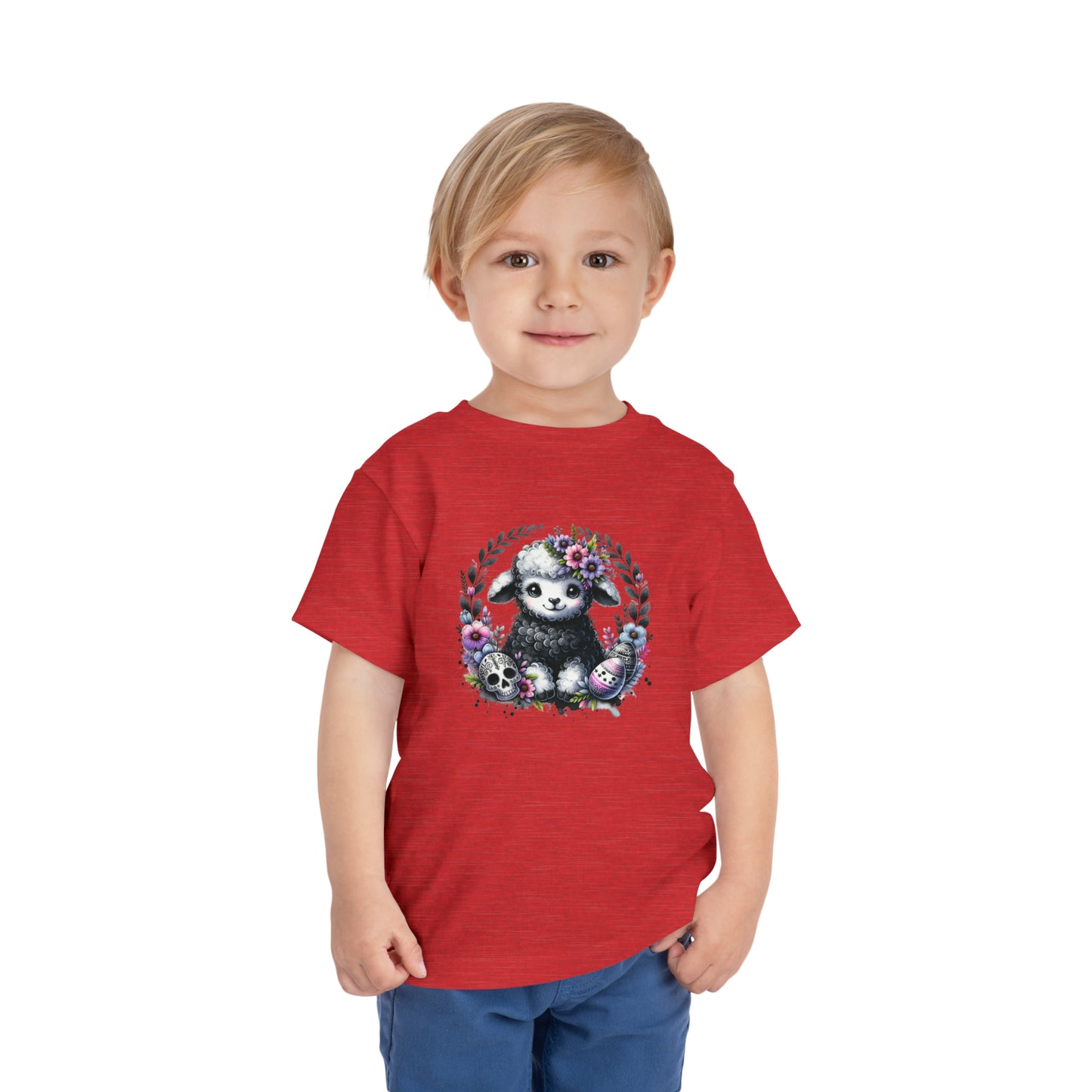 Dark Lamb Toddler Short Sleeve Tee (2T-5T)