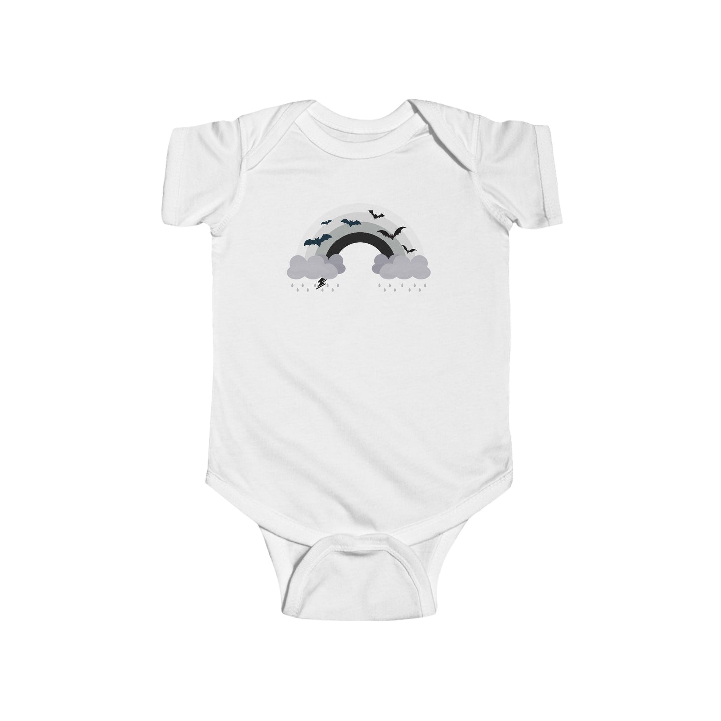 Bat Rainbow Infant Fine Jersey Bodysuit