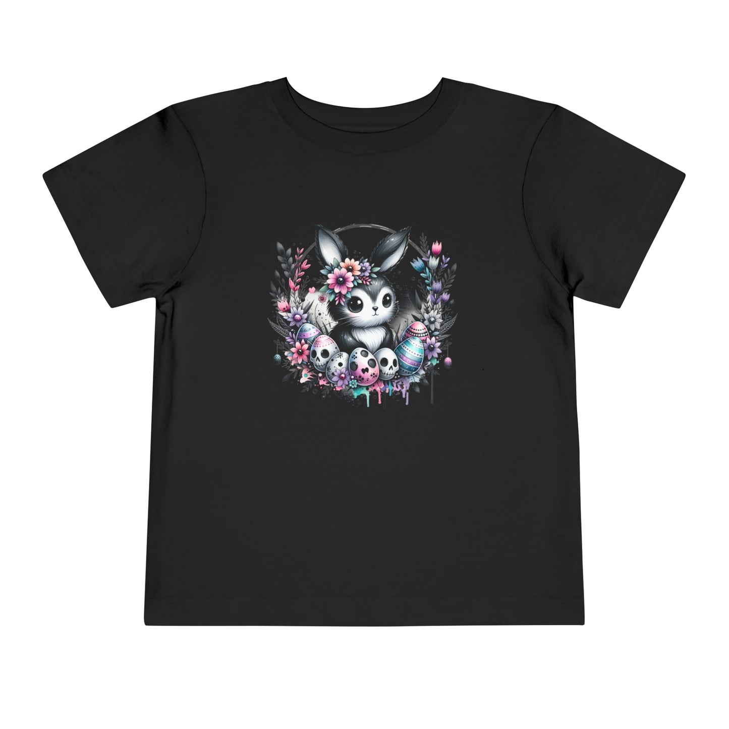 Dark Bunny Toddler Short Sleeve Tee (2T-5T)