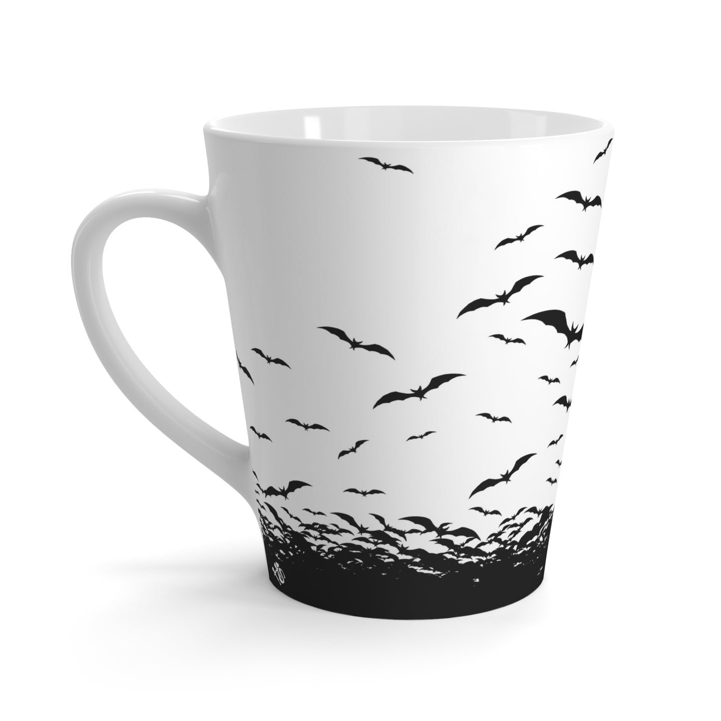 Flock of Bats Latte Mug