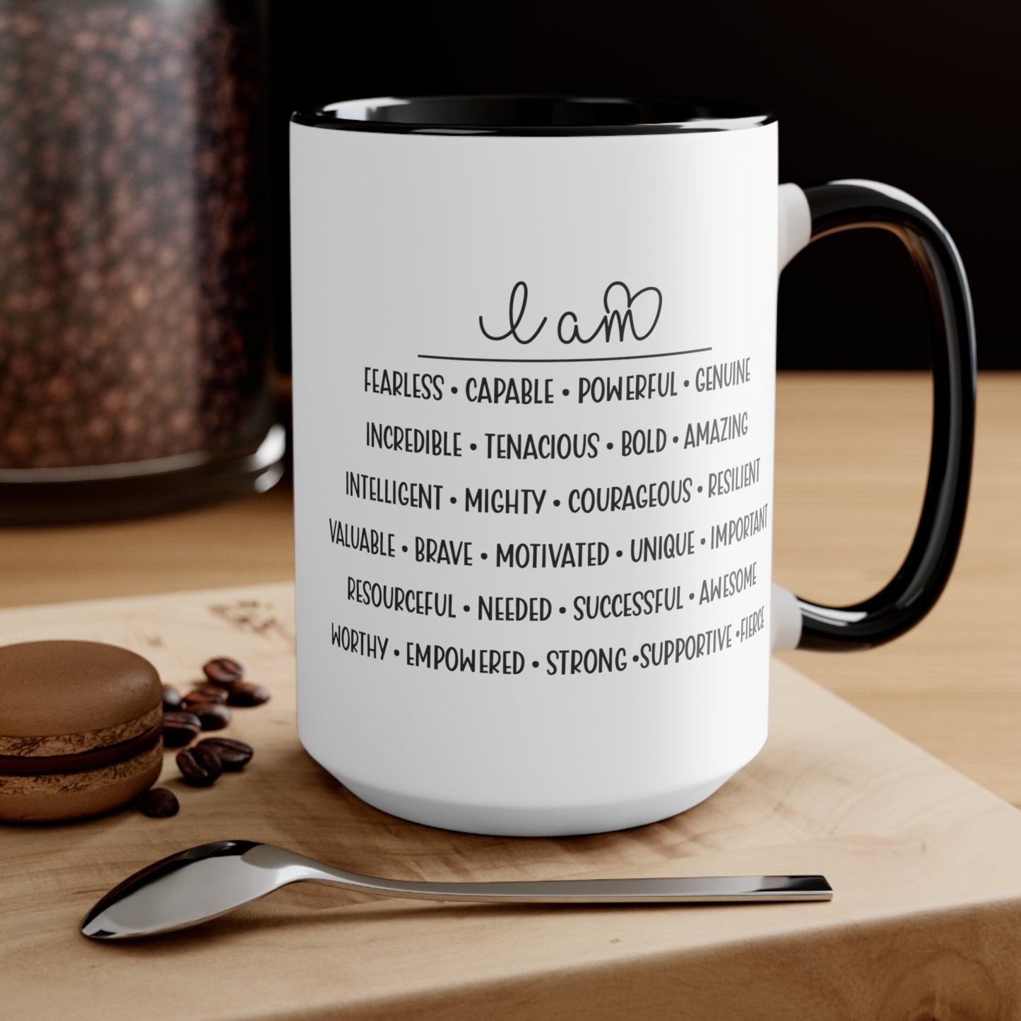 "I Am" Inspirational Beverage Mugs