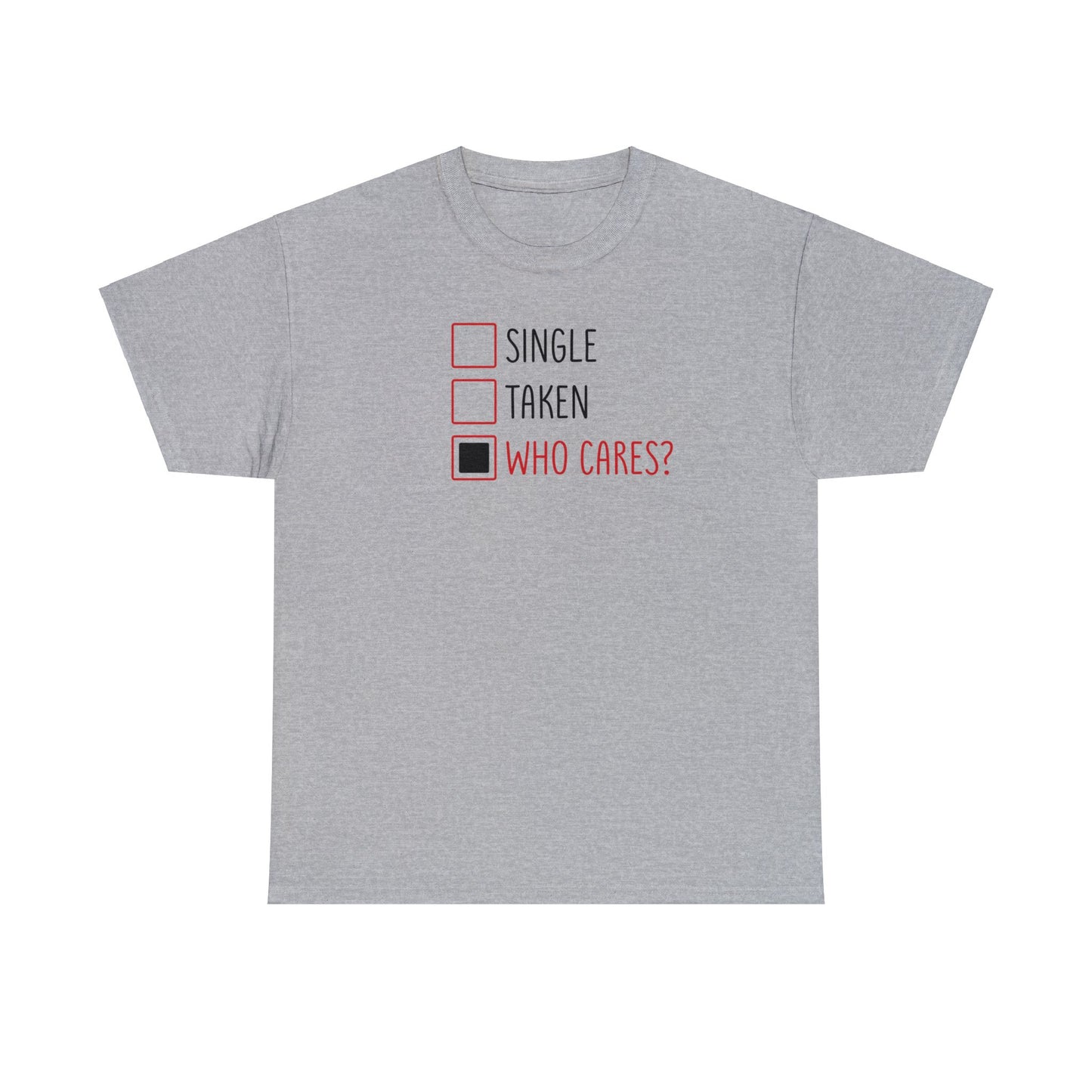 Valentines Day Check List Unisex Heavy Cotton Tee