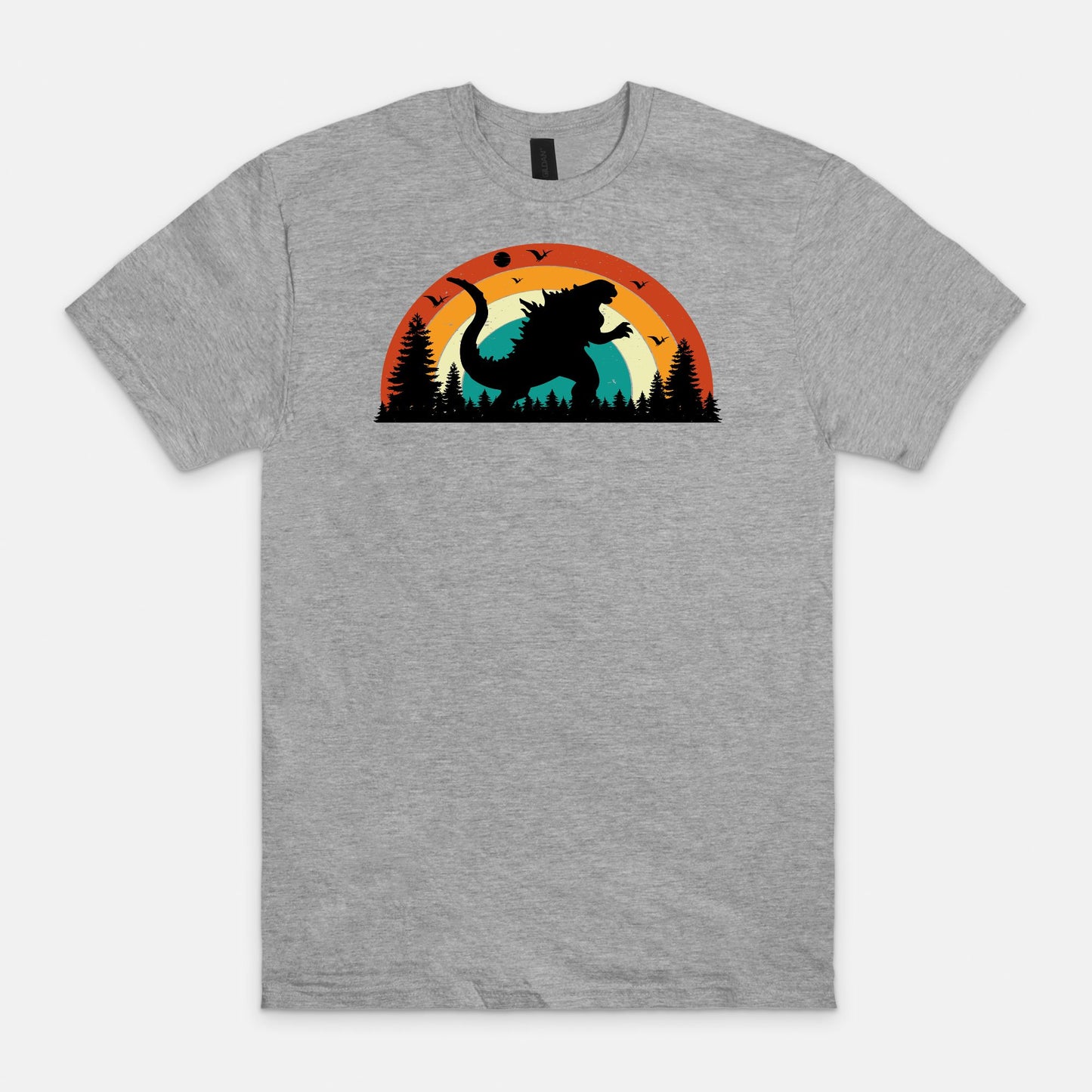 Godzilla Silhouette Unisex Soft-style T-Shirt