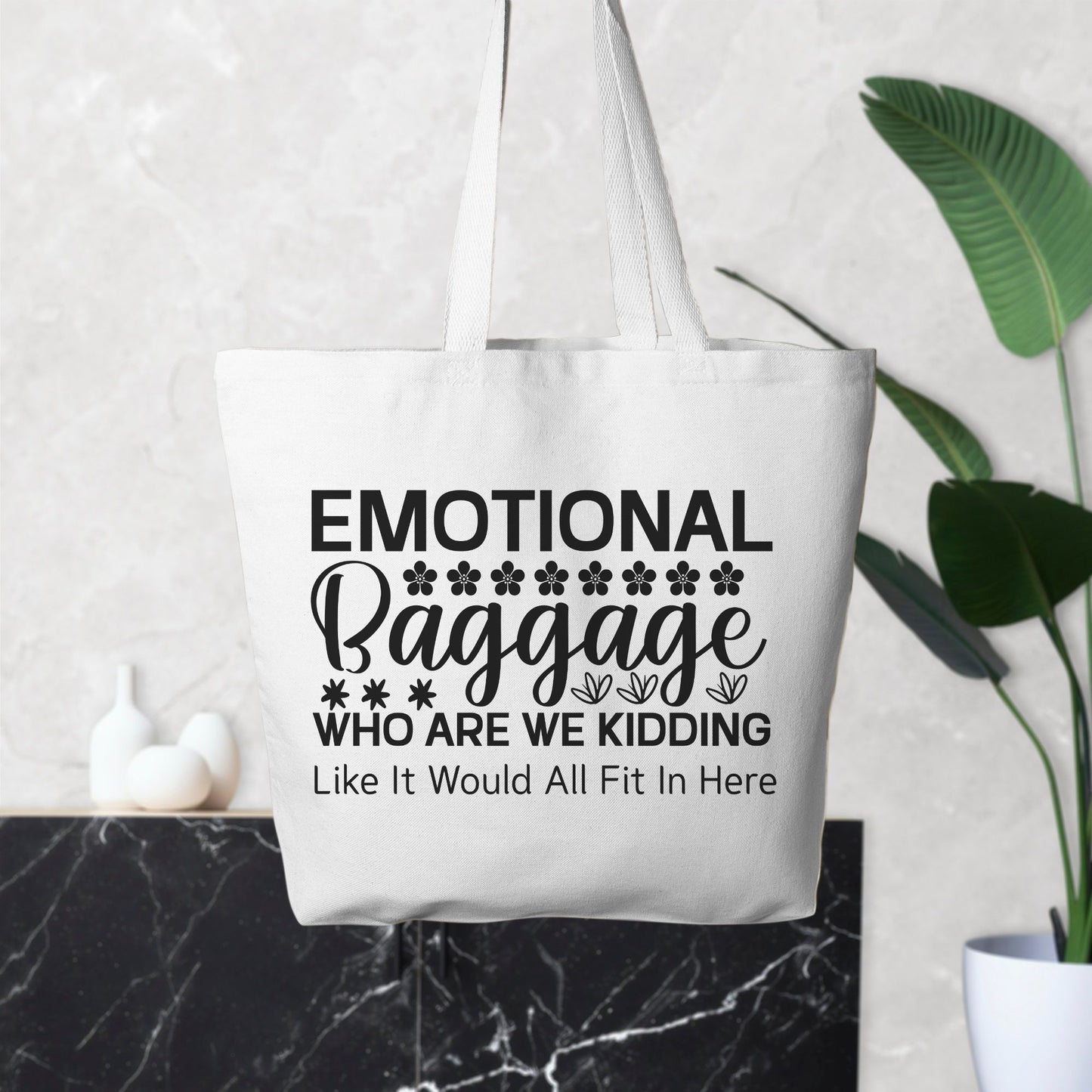 Emotional Baggage Oversized Tote