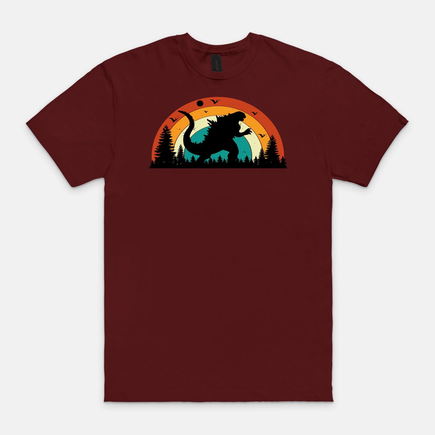 Godzilla Silhouette Unisex Soft-style T-Shirt