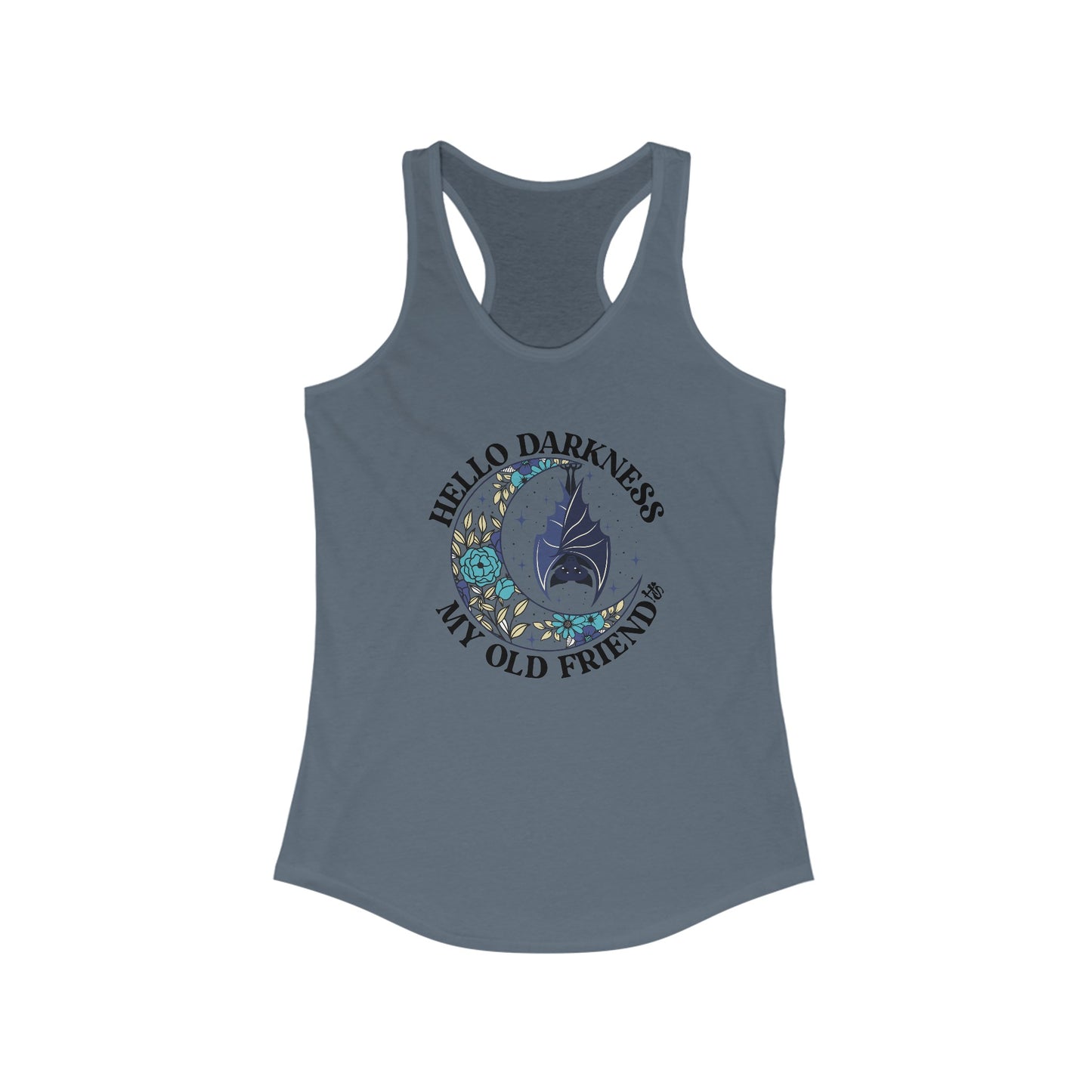 Hello Darkness My Old Friend Women's Racerback Tank