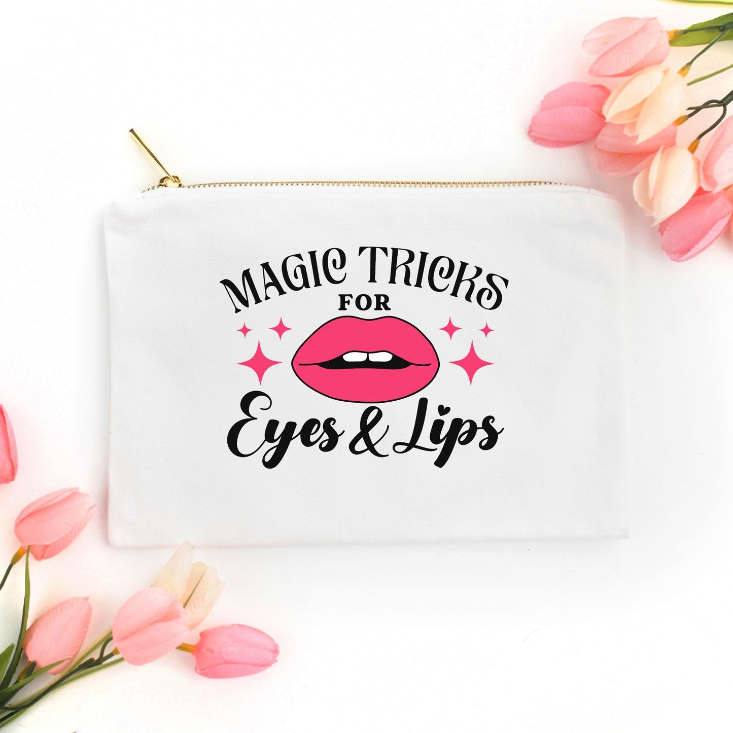 Magic Tricks For Eyes and Lips Cosmetic Bag