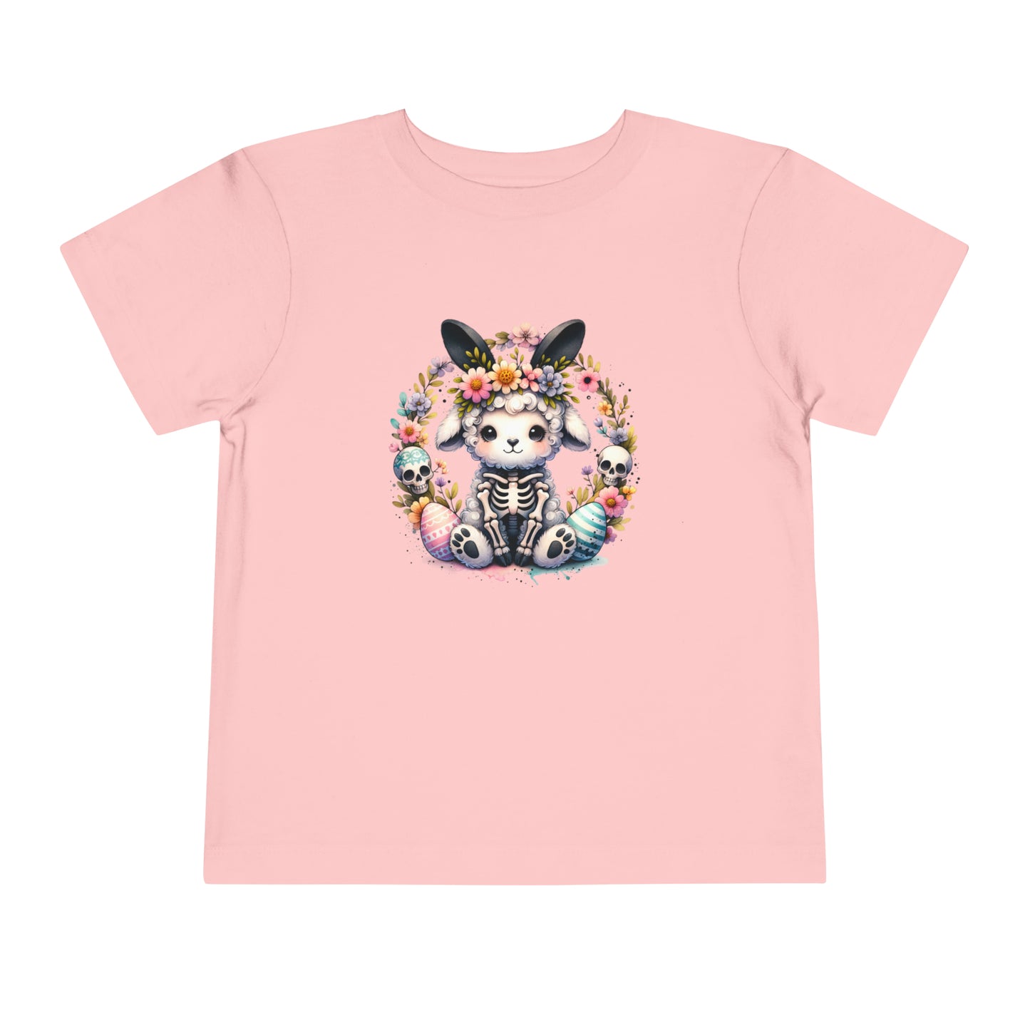 Skeleton Lamb Toddler Short Sleeve Tee (2T-5T)