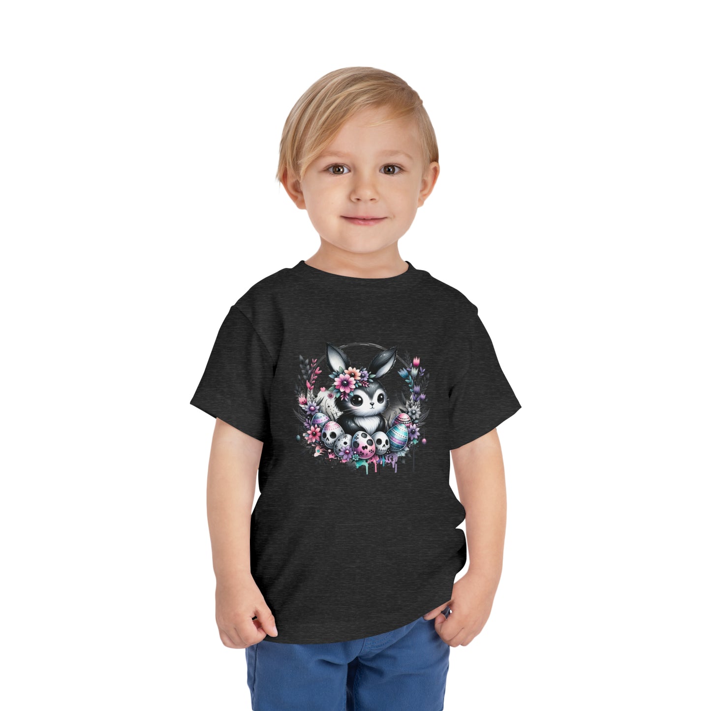 Dark Bunny Toddler Short Sleeve Tee (2T-5T)