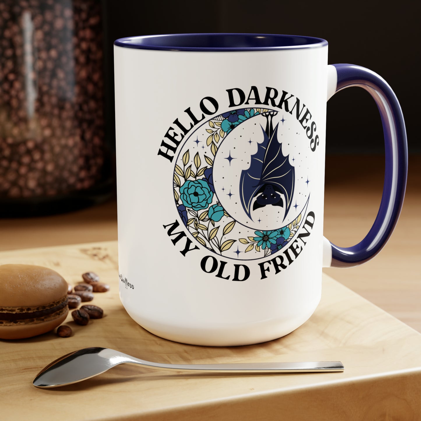 Hello Darkness My old Friend Two-Tone Coffee Mug, 15oz