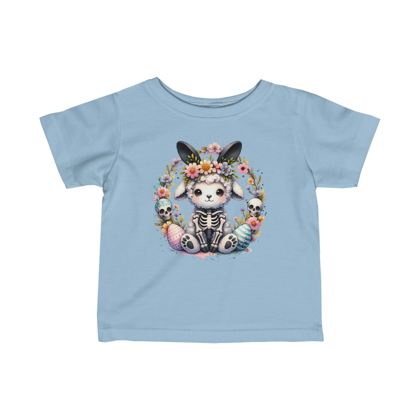 Skeleton Lamb Infant Fine Jersey Tee (6-24m)