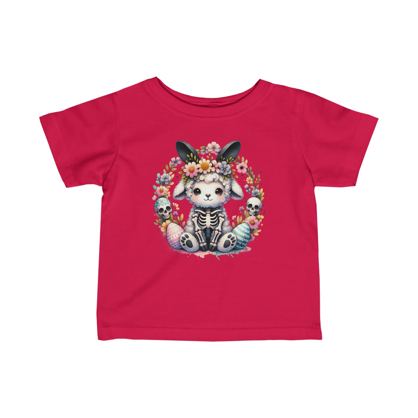 Skeleton Lamb Infant Fine Jersey Tee (6-24m)