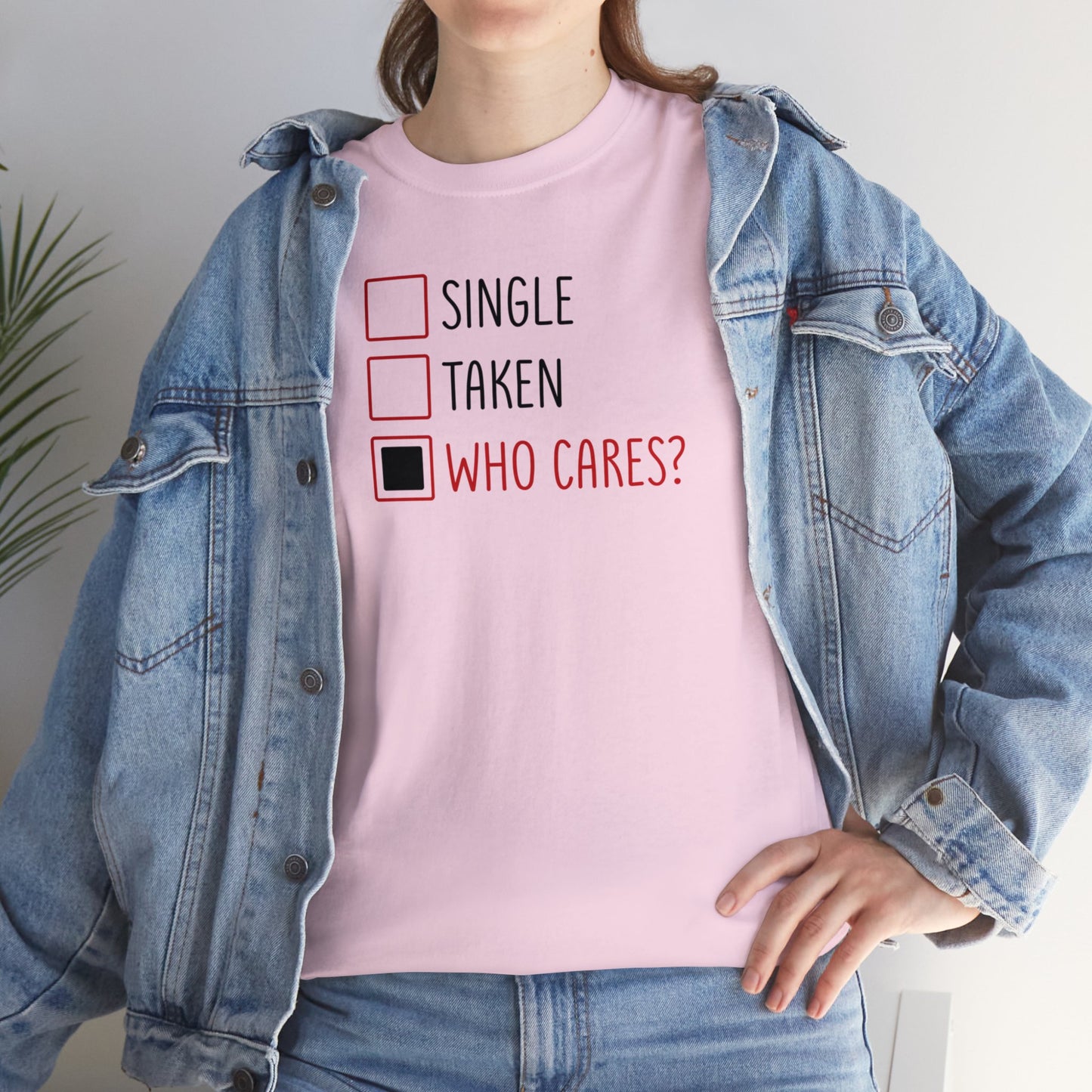 Valentines Day Check List Unisex Heavy Cotton Tee