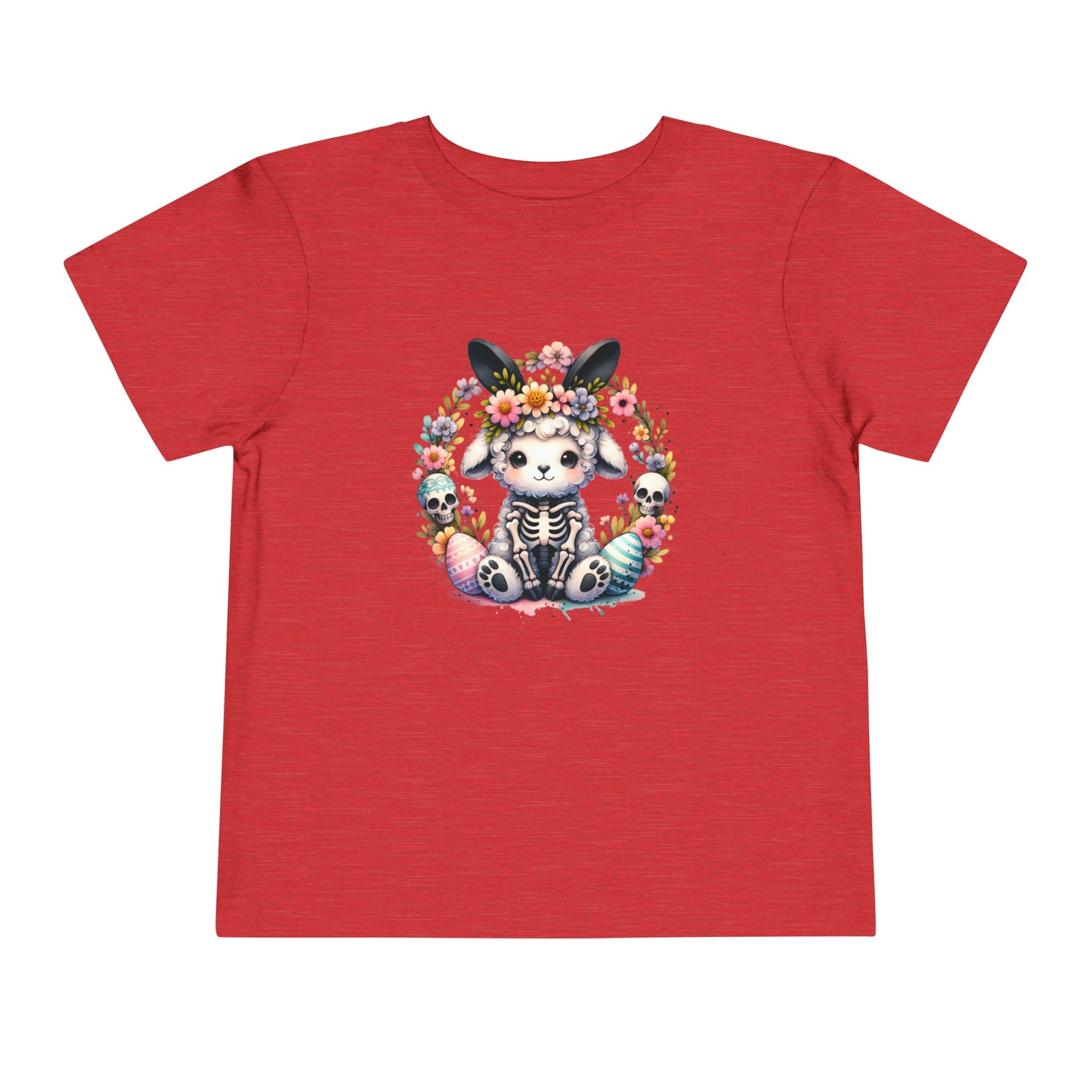 Skeleton Lamb Toddler Short Sleeve Tee (2T-5T)