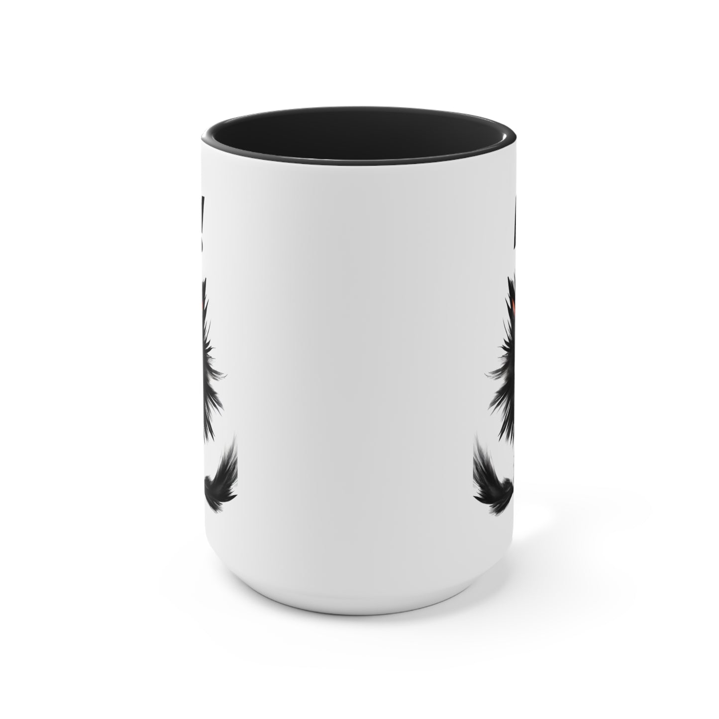 What ! Black Cat Accent Mugs