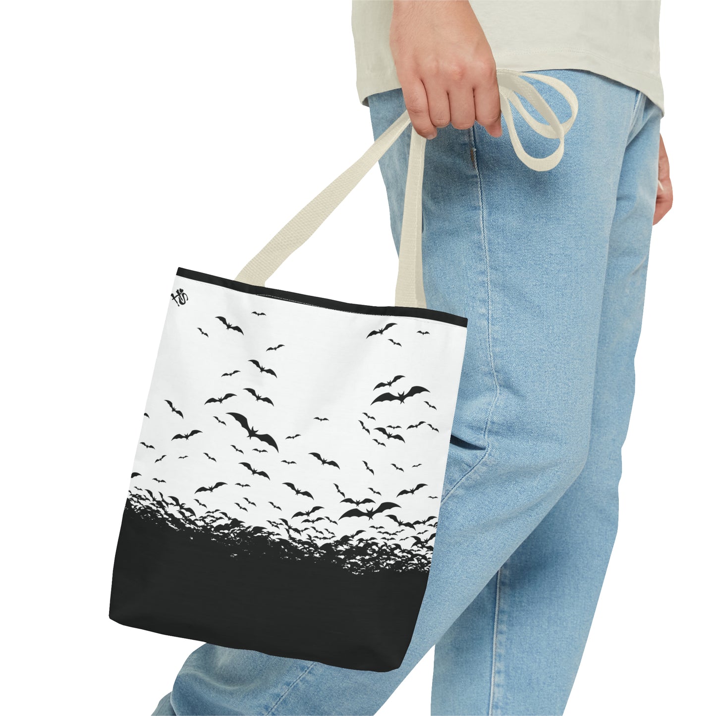 Flock of Bats Tote Bag (AOP)