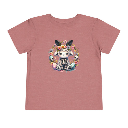 Skeleton Lamb Toddler Short Sleeve Tee (2T-5T)