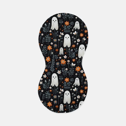 Ghosts and Wildflowers Peanut Burp Cloth