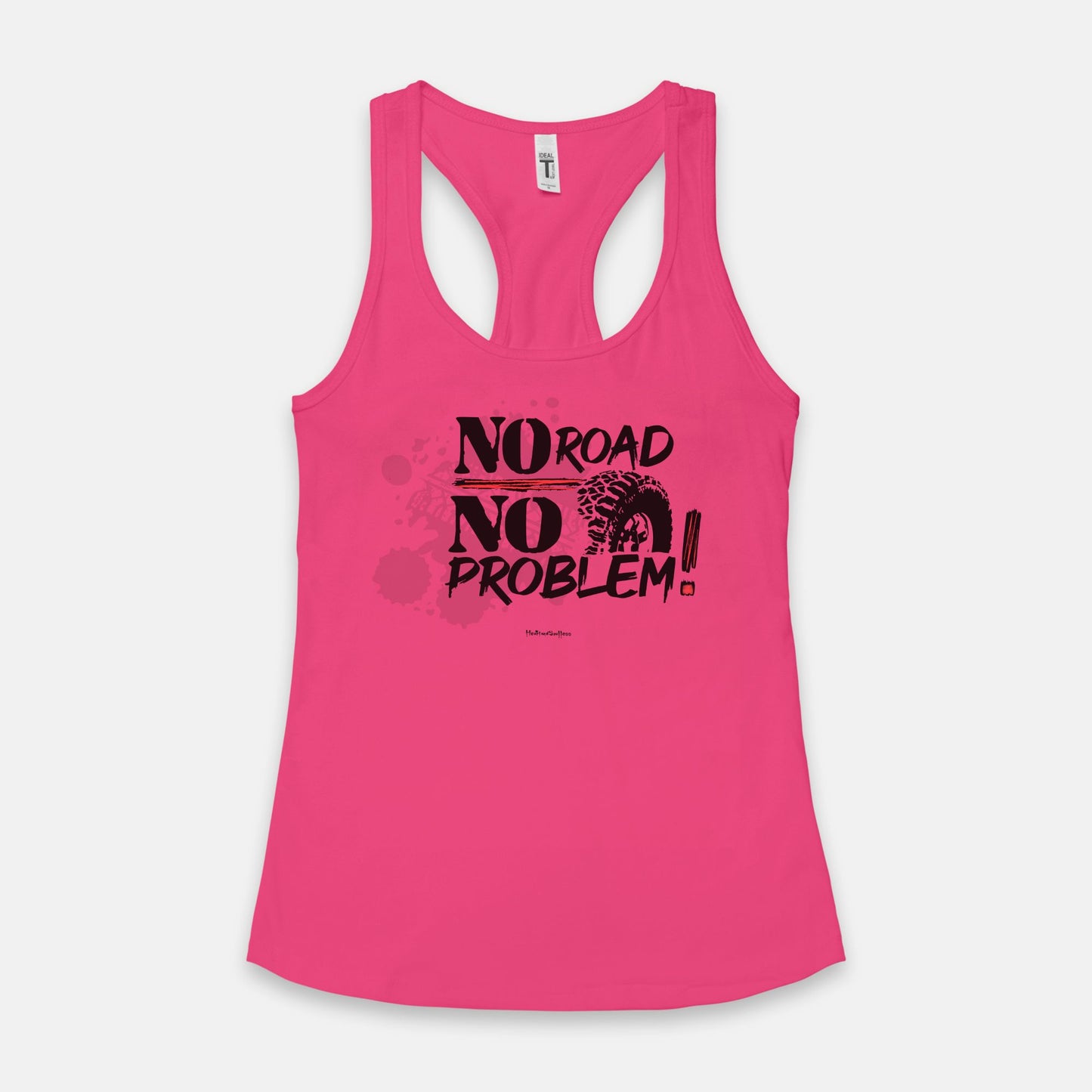 No Road No Problem ! Women's Racerback Tank