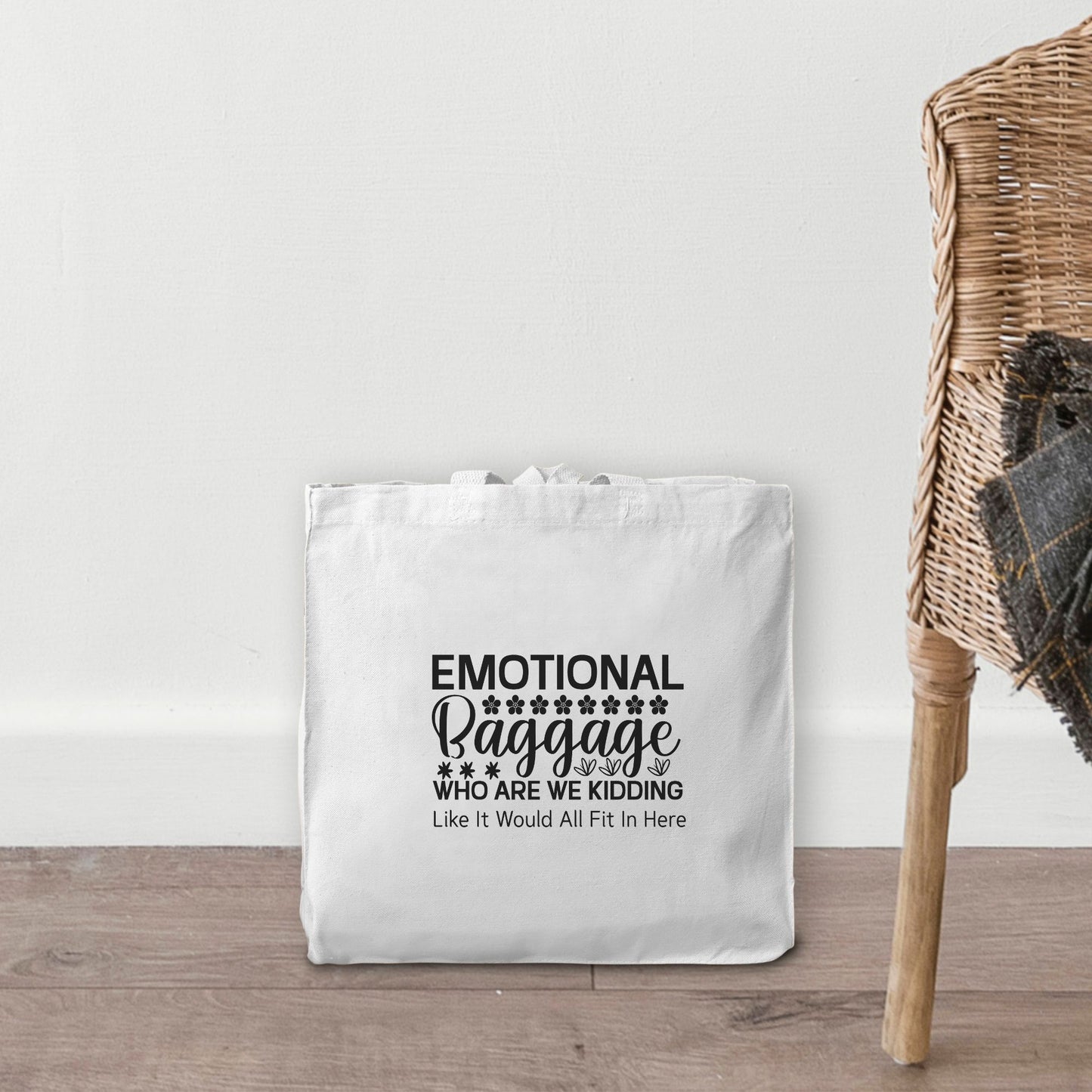 Emotional Baggage Heavy Tote Bag