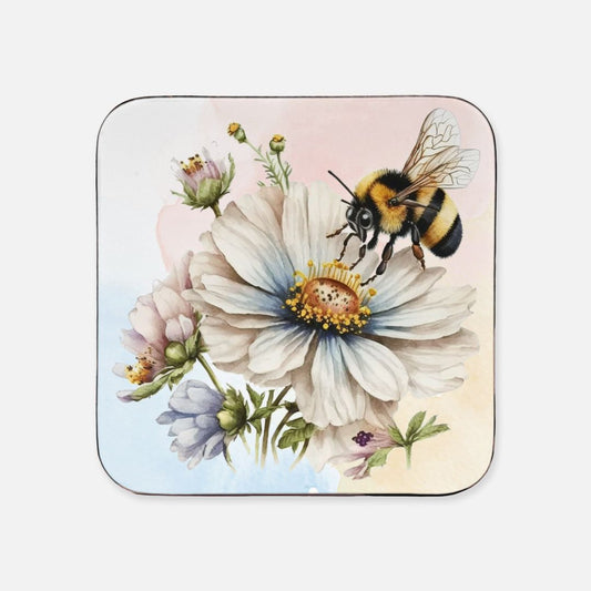 Bumblebee Coaster Hardboard Back