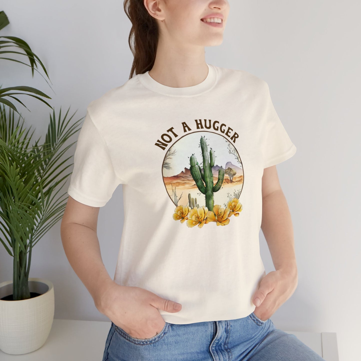 Not a Hugger Jersey Short Sleeve Tee