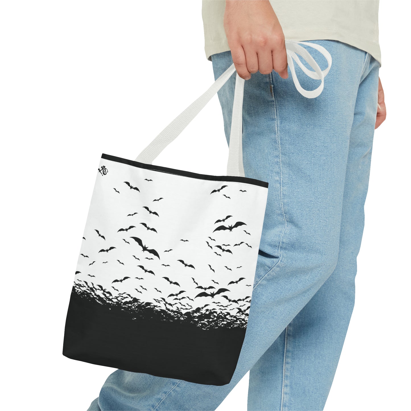 Flock of Bats Tote Bag (AOP)