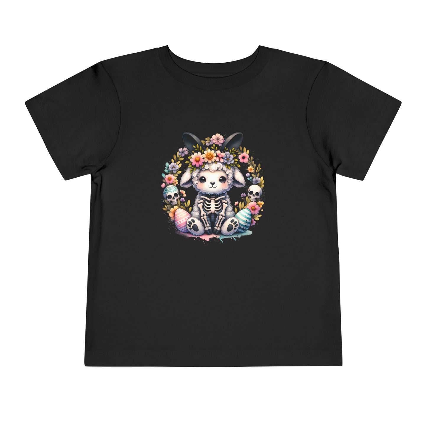 Skeleton Lamb Toddler Short Sleeve Tee (2T-5T)