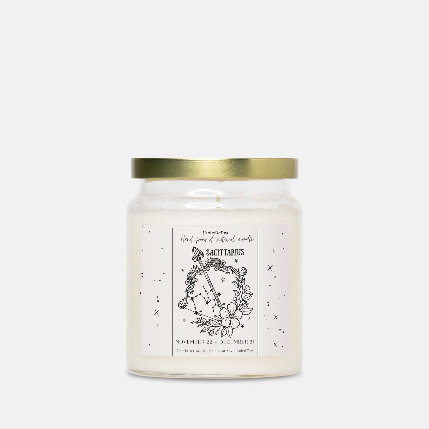 Sagittarius Apothecary Jar 9oz Candle