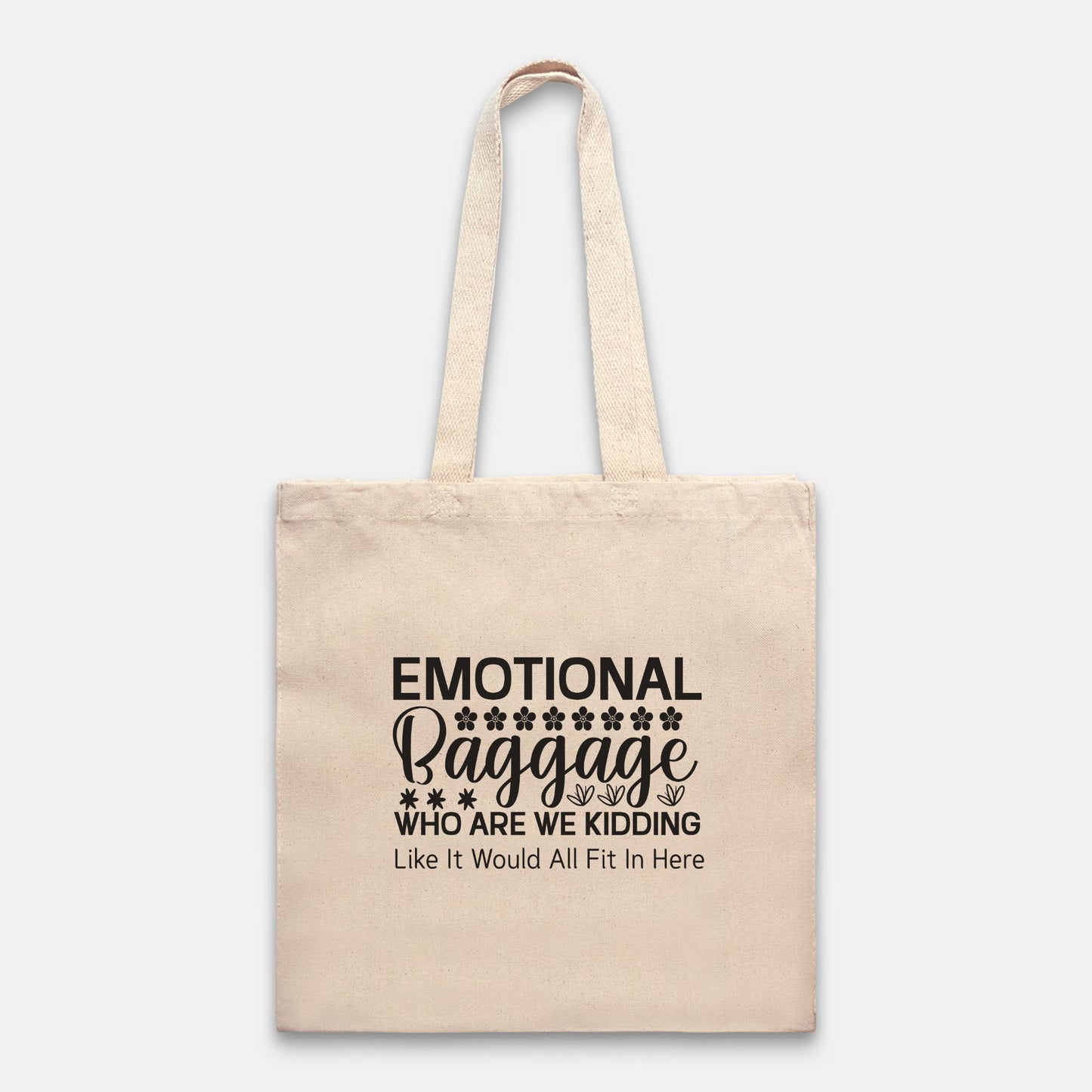 Emotional Baggage Heavy Tote Bag