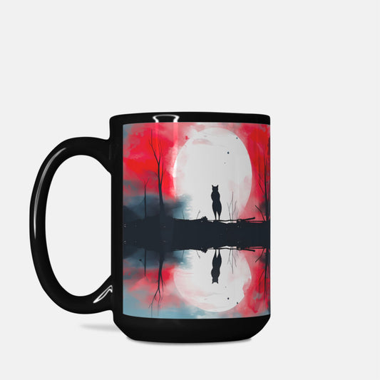 The Watchers and the Brilliant Moon Deluxe Mug 15oz.