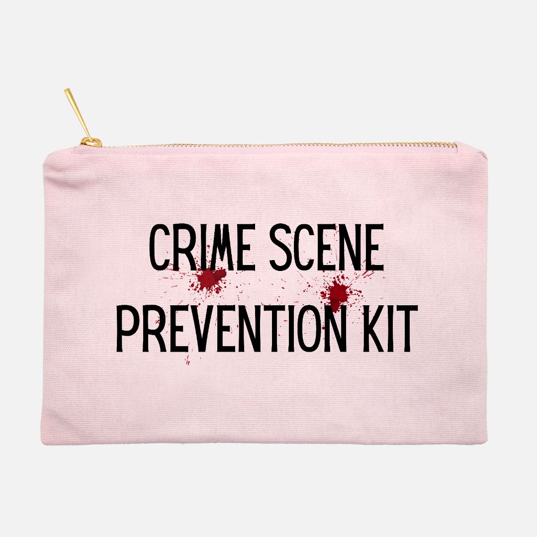 Crime Scene Prevention Kit Cosmetic Bag